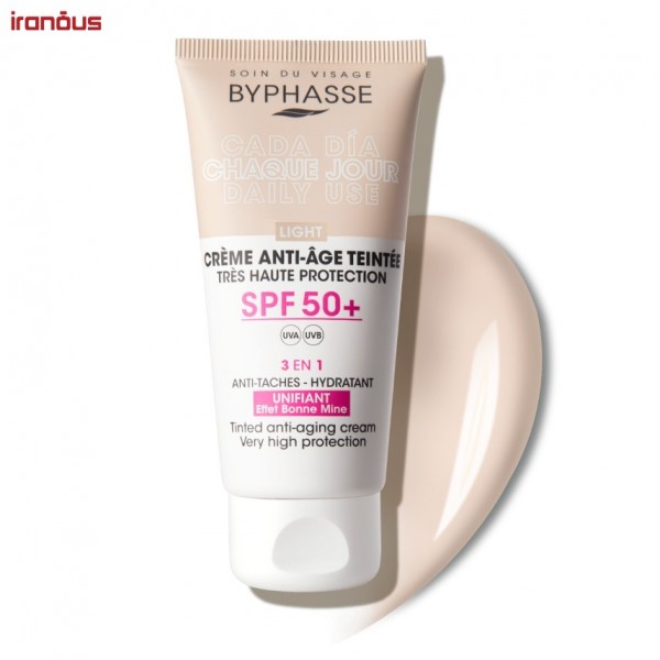 کرم ضد آفتاب رنگی بایفس 3in1 SPF50