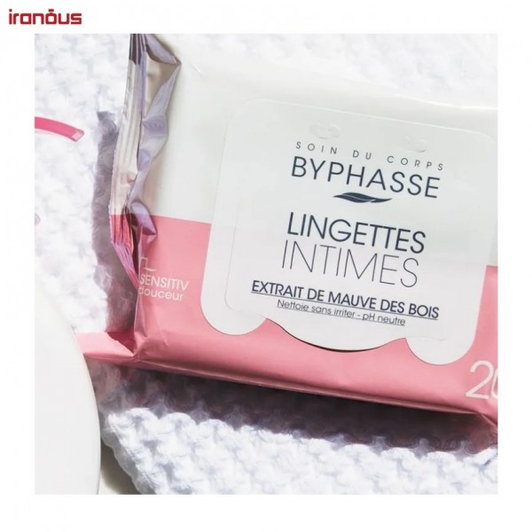 دستمال مرطوب بهداشتی بانوان بایفس Sensitiv Douceur