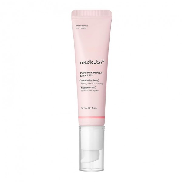 کرم دور چشم ضد چروک PDRN و پپتاید صورتی مدی کیوب