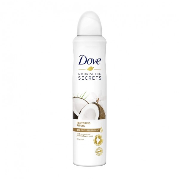 اسپری بدن داو Nourishing Secret رایحه نارگیل و گل یاسمن