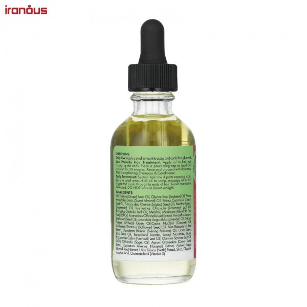 روغن تقویت کننده پوست سر و مو سبک میله Rosemary Mint