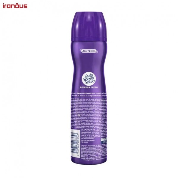 اسپری ضد تعریق لیدی اسپید Powder Fresh