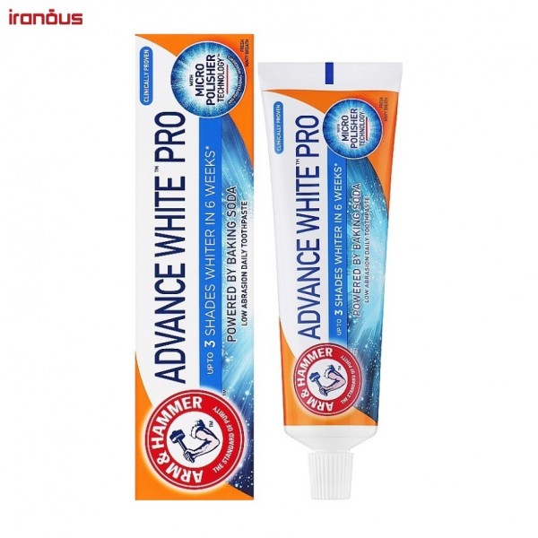 خمیر دندان آرم اند همر Advance White Pro