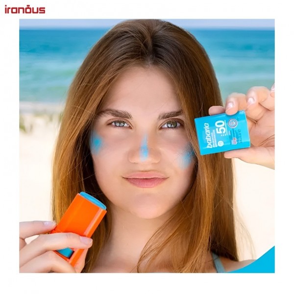 ضد آفتاب استیکی بدون رنگ باباریا Azul Blue SPF50