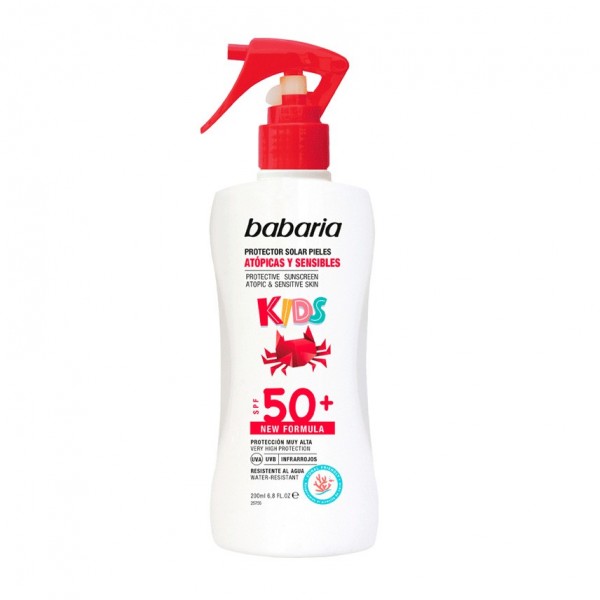 اسپری ضد آفتاب کودک باباریا مناسب پوست حساس SPF50