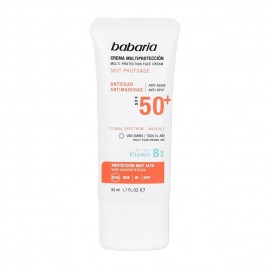 کرم ضد آفتاب بی رنگ باباریا Multi Protection SPF50
