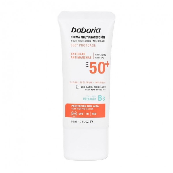 کرم ضد آفتاب بی رنگ باباریا Multi Protection SPF50