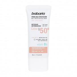 کرم ضد آفتاب رنگی باباریا Multi Protection SPF50