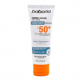 کرم ضد آفتاب و مرطوب کننده باباریا Hyaluronic Acid SPF50