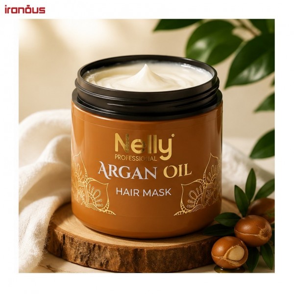 ماسک ترمیم کننده مو روغن آرگان نلی پروفشنال