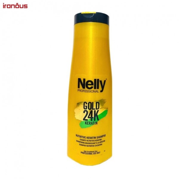 شامپو مو مغذی نلی پروفشنال Gold 24K Keratin