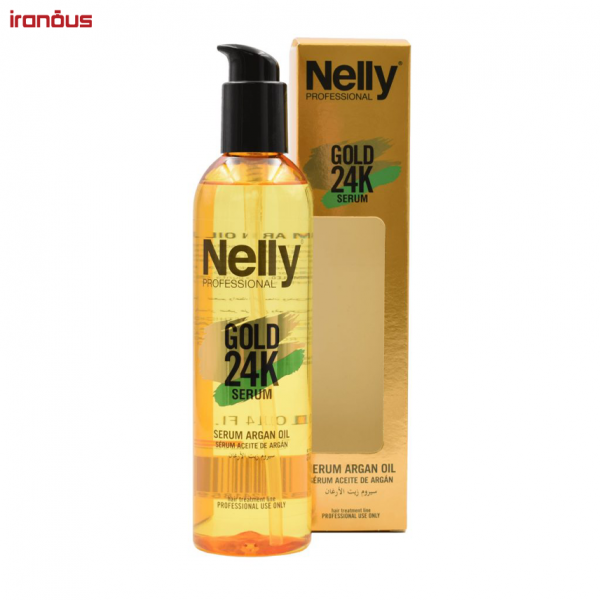سرم مو روغن آرگان نلی پروفشنال Gold 24K