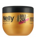 ماسک مو تثبیت رنگ داخل حمام نلی پروفشنال Gold 24K