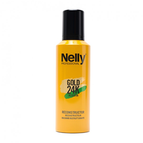 کرم ترمیم کننده مو نلی پروفشنال Gold 24K Keratin