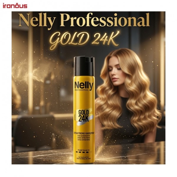 اسپری مو نلی پروفشنال Gold 24K