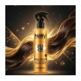 اسپری محافظ حرارتی مو نلی پروفشنال Gold 24K