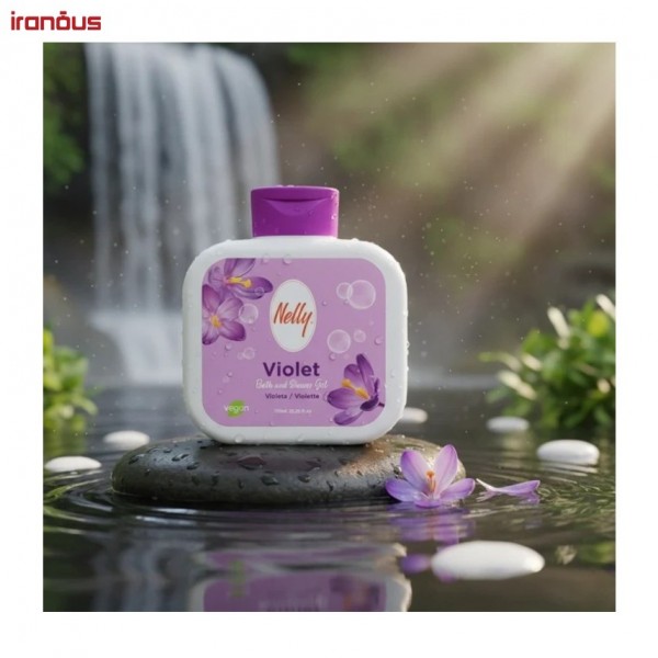 ژل شست و شوی بدن گل بنفشه نلی