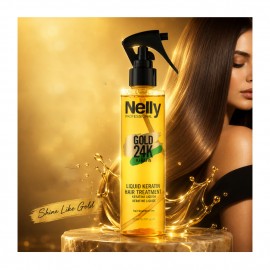 اسپری مو کراتین مایع نلی پروفشنال Gold 24K