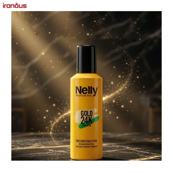 کرم ترمیم کننده مو نلی پروفشنال Gold 24K Keratin