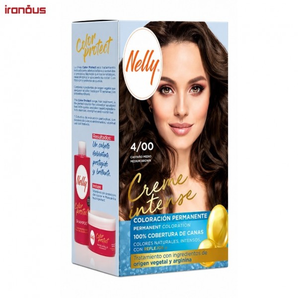 کیت رنگ مو نلی Creme Intense 4/00