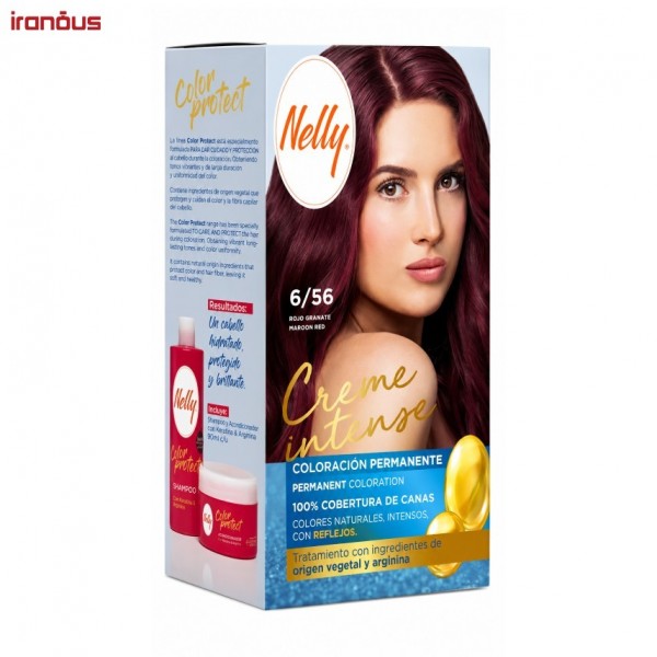 کیت رنگ مو نلی Creme Intense 6/56