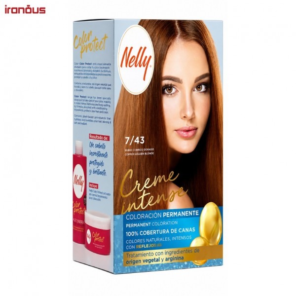 کیت رنگ مو نلی Creme Intense 7/43