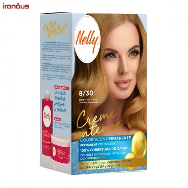 کیت رنگ مو نلی Creme Intense 8/30