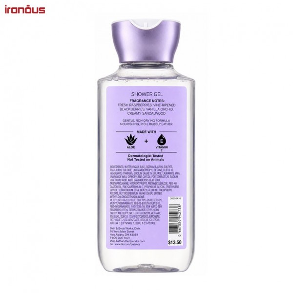 شاور ژل بس اند بادی ورکز Black Raspberry Vanilla