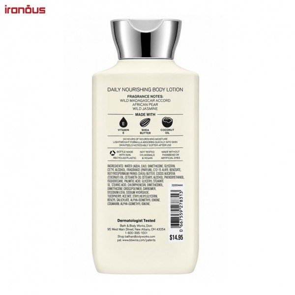 لوسیون بدن بس اند بادی ورکز Wild Madagascar Vanilla