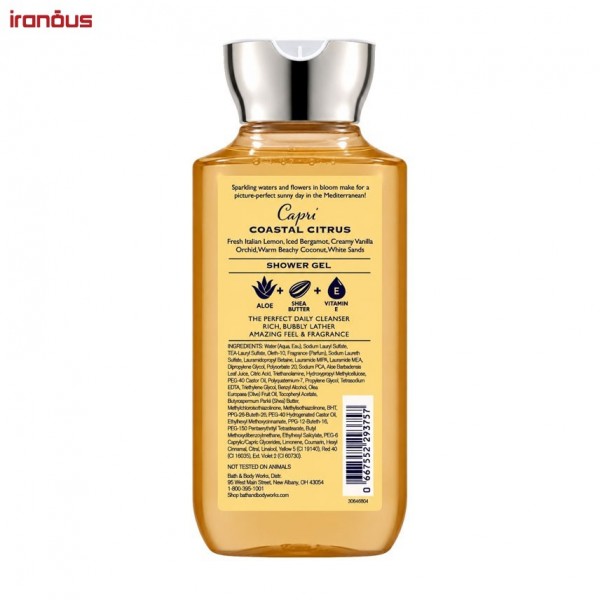 شاور ژل بس اند بادی ورکز Capri Coastal Citrus