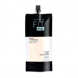 کرم پودر پاکتی میبلین Fit Me 102