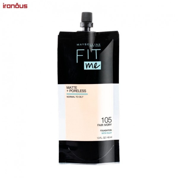 کرم پودر پاکتی میبلین Fit Me 105