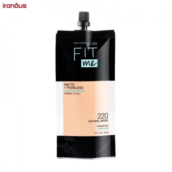 کرم پودر پاکتی میبلین Fit Me 220