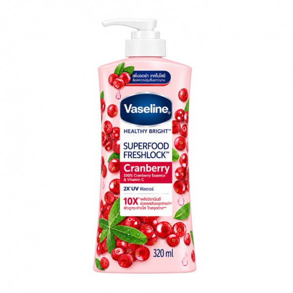 لوسیون بدن وازلین Superfood Freshlock Cranberry