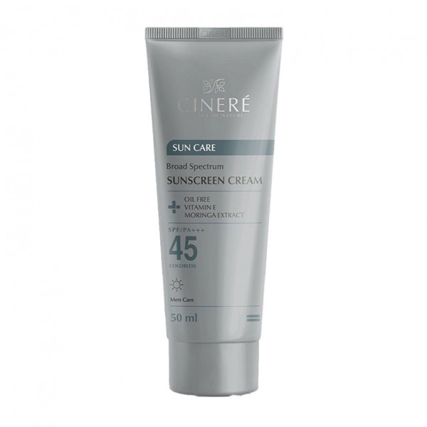 کرم ضد آفتاب مردانه سینره SPF 45