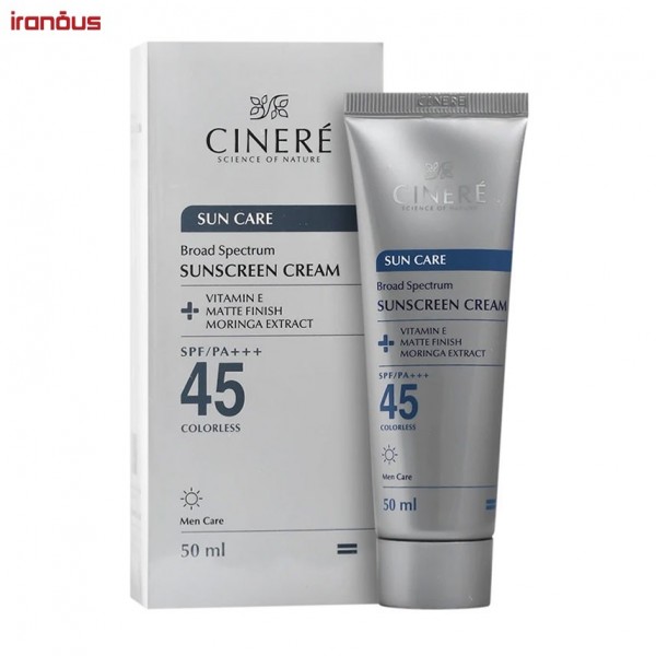 کرم ضد آفتاب مردانه سینره SPF 45