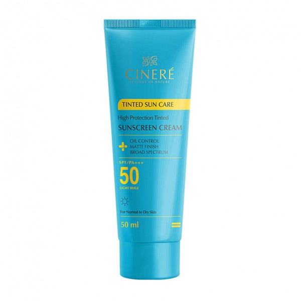 کرم ضد آفتاب رنگی سینره SPF 50