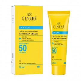 کرم ضد آفتاب بدون رنگ سینره SPF 50