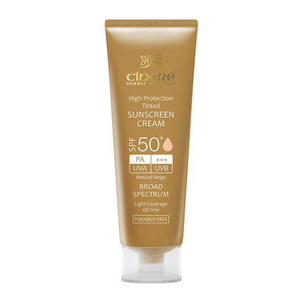 کرم ضد آفتاب رنگی سینره SPF 50+