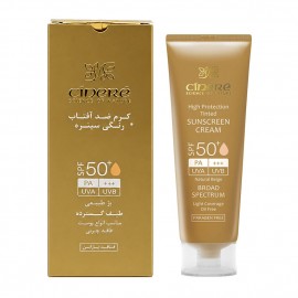 کرم ضد آفتاب رنگی سینره SPF 50+