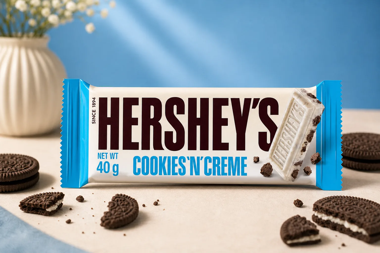 شکلات هرشیز Cookies؛ نمای تبلیغاتی اول