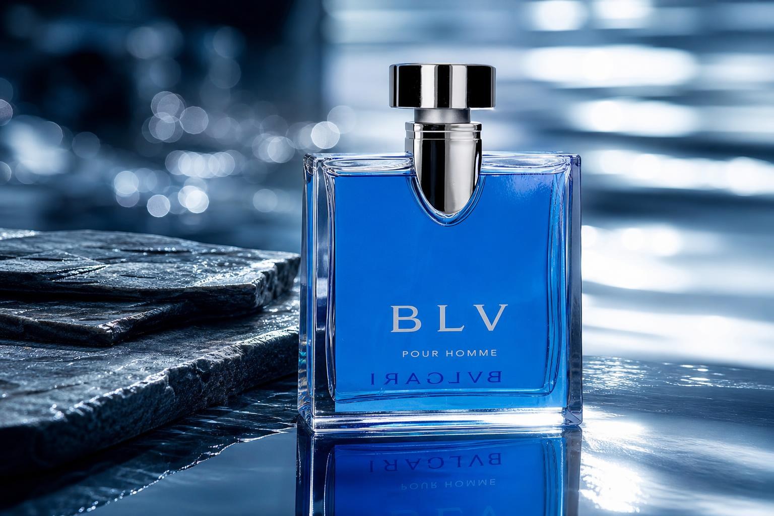 تصویر تبلیغاتی ادو تویلت بولگاری BLV Pour Homme
